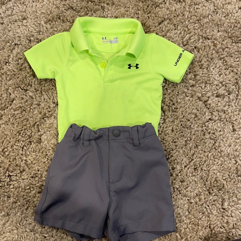 Used Under Armor Set Boys 6-9 months
